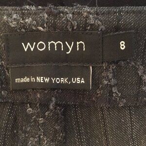 New Womyn Grey Rose Pants Size 8 - Made in USA